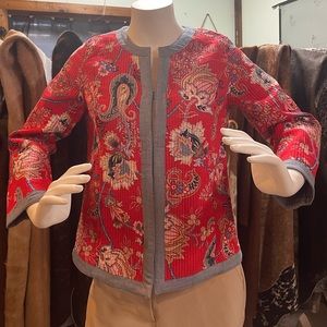 Talbots Paisley Small Jacket